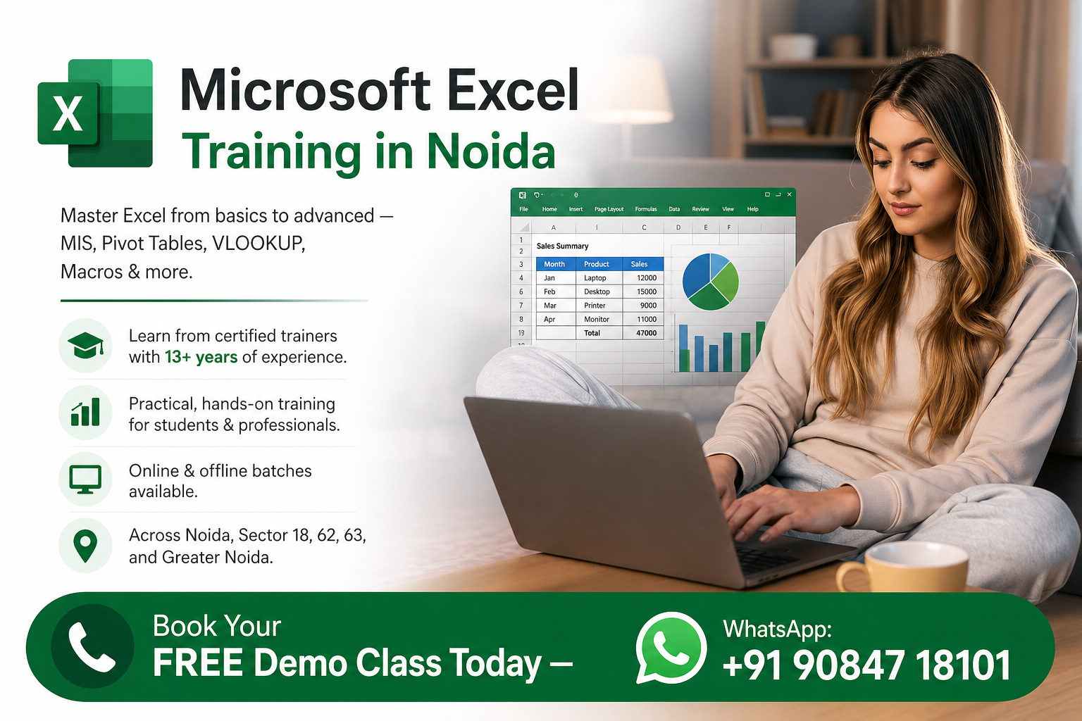 Microsoft Excel Training Noida