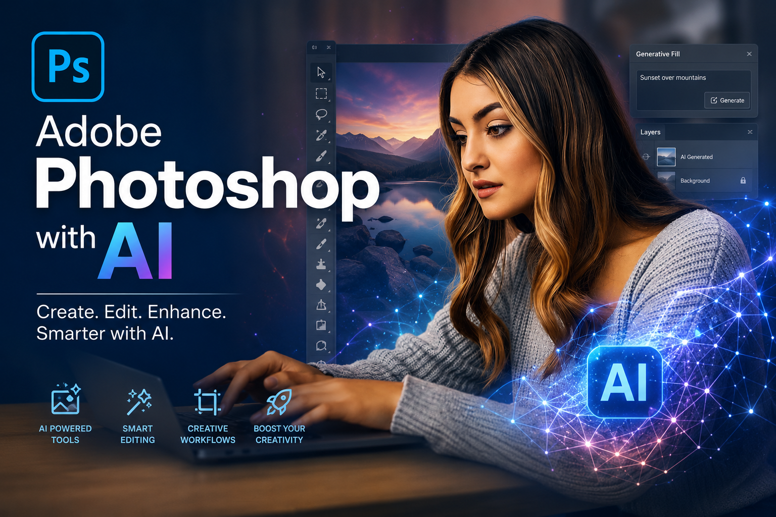 Adobe Photoshop with AI Course